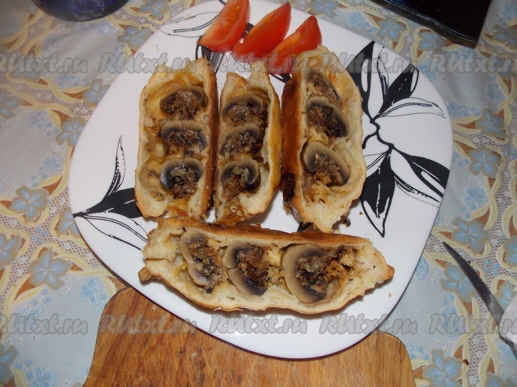 Печериці в тісті